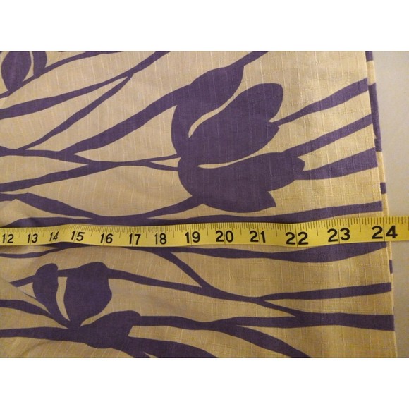 Attention Women's Beige/purple Floral‎ Straight Lined Short Skirt Size 18 - Picture 9 of 9